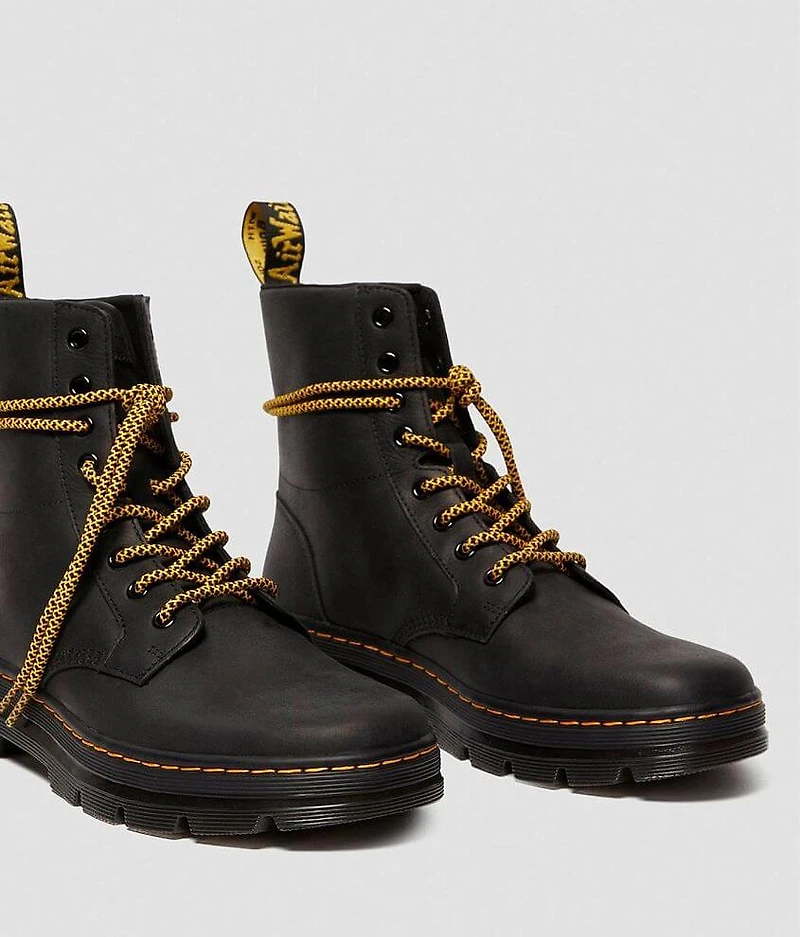 Combs Leather Combat Boot