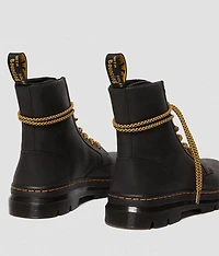 Combs Leather Combat Boot