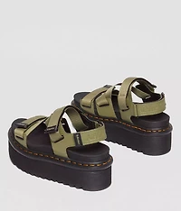 Kimber Athena Leather Flatform Sandal