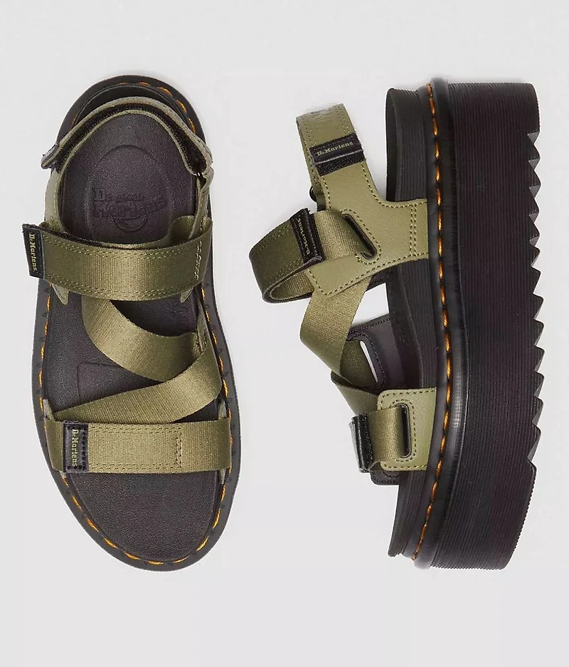 Kimber Athena Leather Flatform Sandal