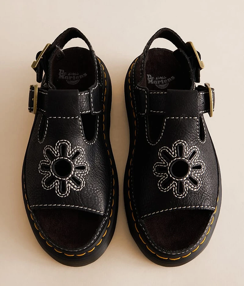 Dunnet Flower Leather Sandal