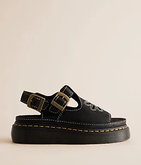Dunnet Flower Leather Sandal
