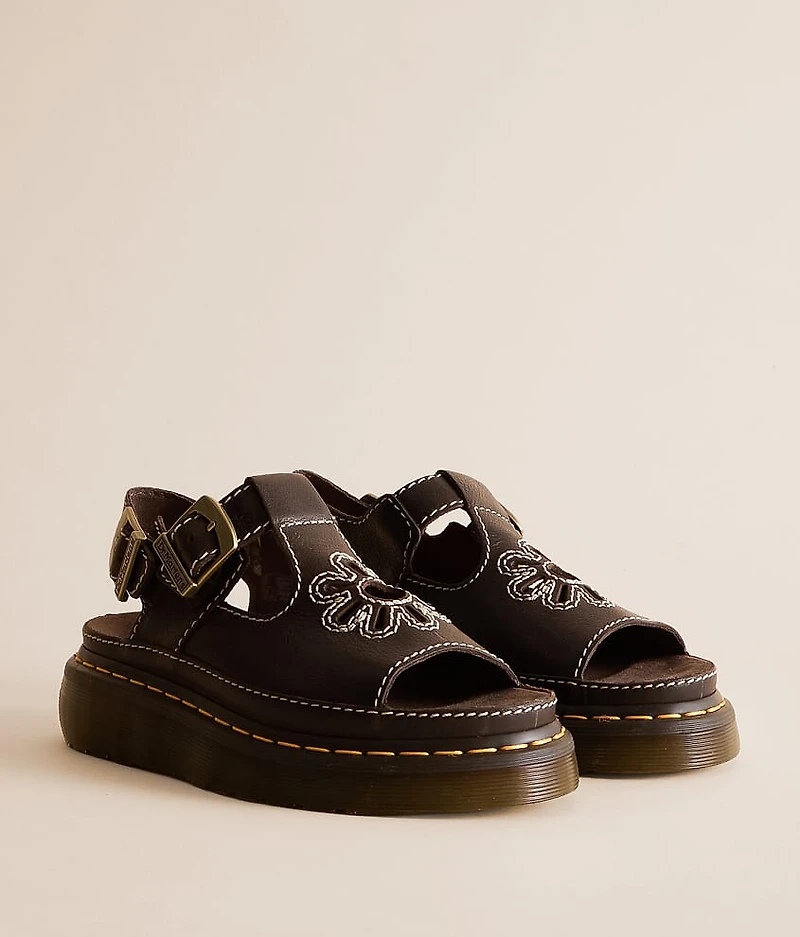 Dunnet Flower Leather Sandal