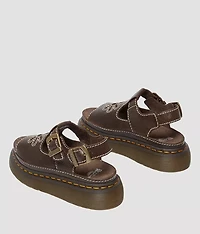 Dunnet Flower Leather Sandal