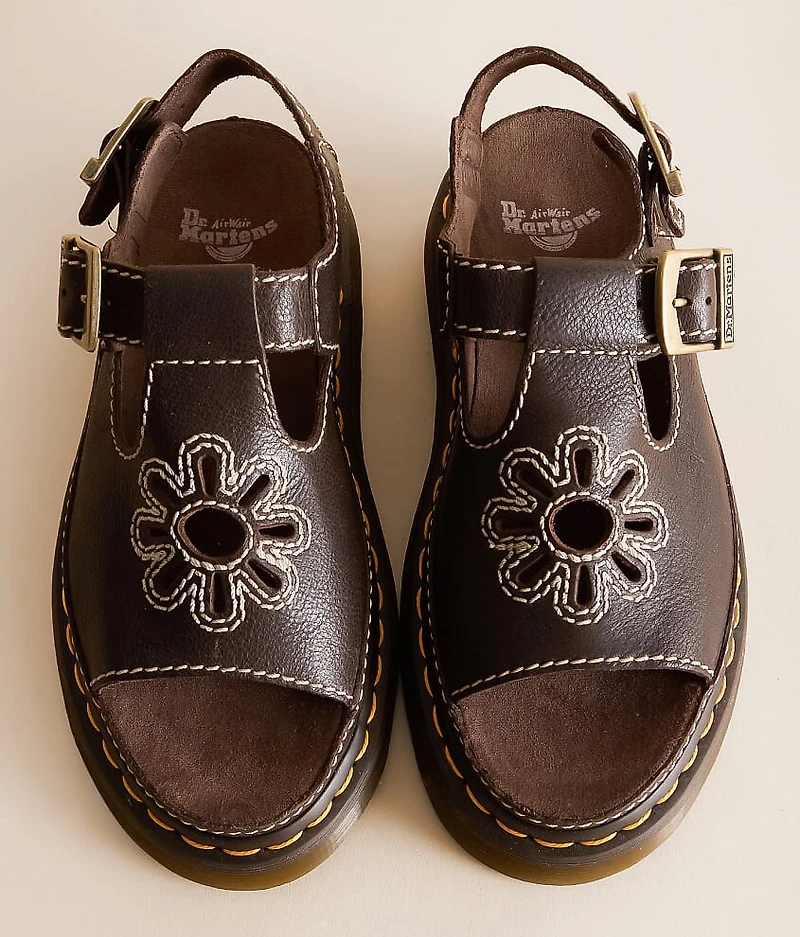 Dunnet Flower Leather Sandal