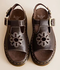 Dunnet Flower Leather Sandal