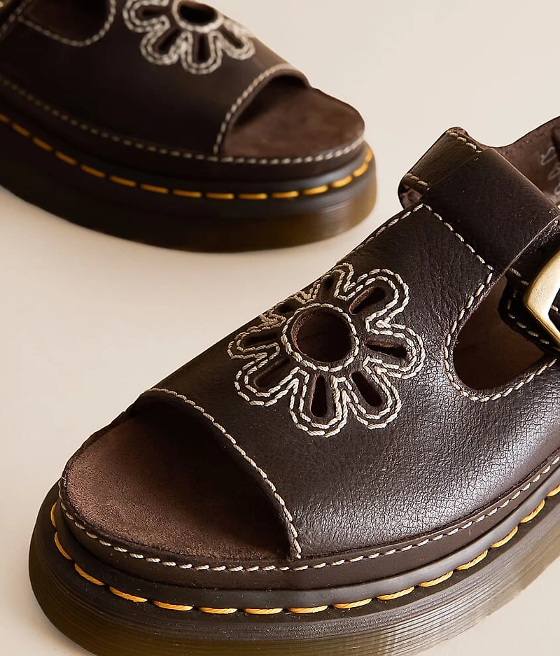 Dunnet Flower Leather Sandal