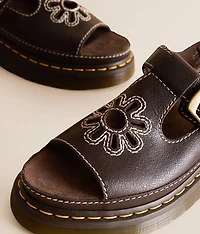 Dunnet Flower Leather Sandal