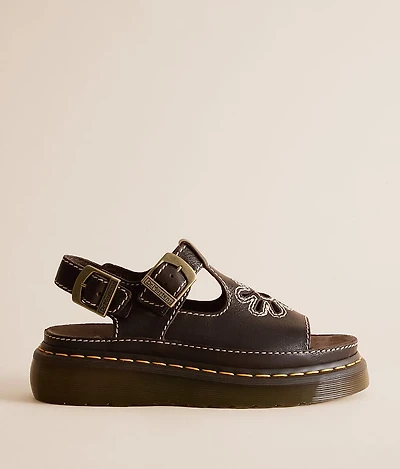 Dunnet Flower Leather Sandal