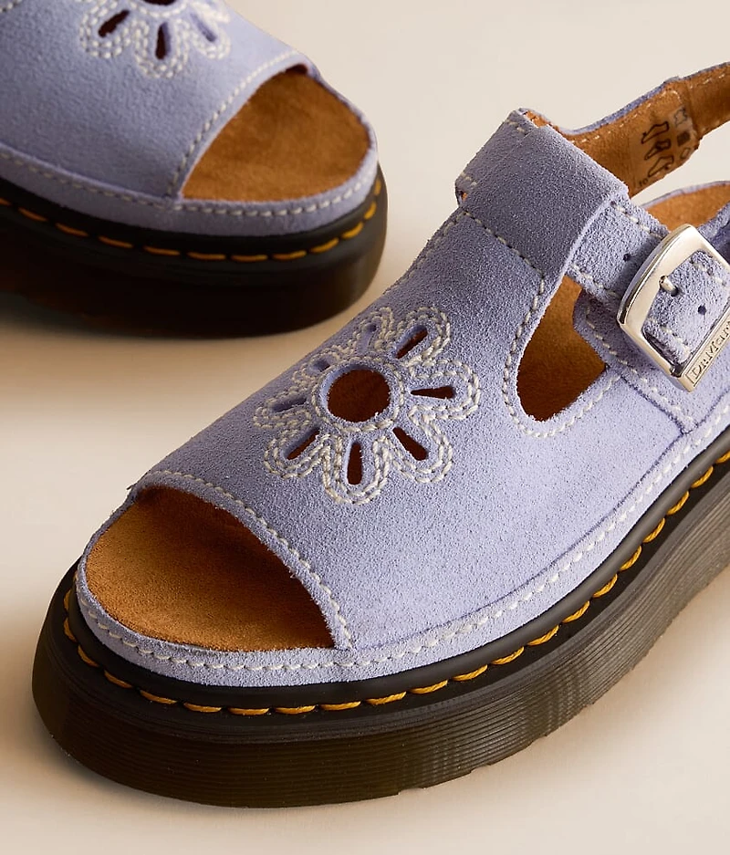 Dunnet Flower Suede Sandal