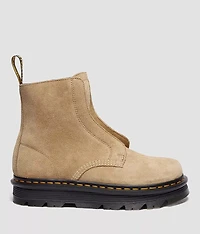 Zebzag Laceless Leather Ankle Boot