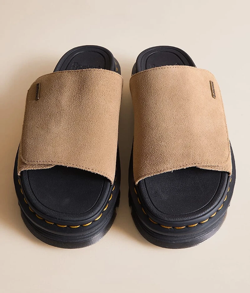 Zebzag Leather Slide