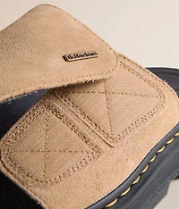 Zebzag Leather Slide