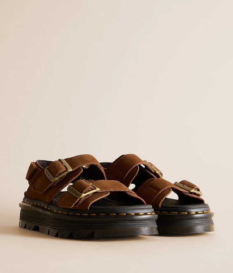 Zebzag Leather Sandal