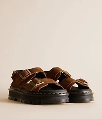 Zebzag Leather Sandal