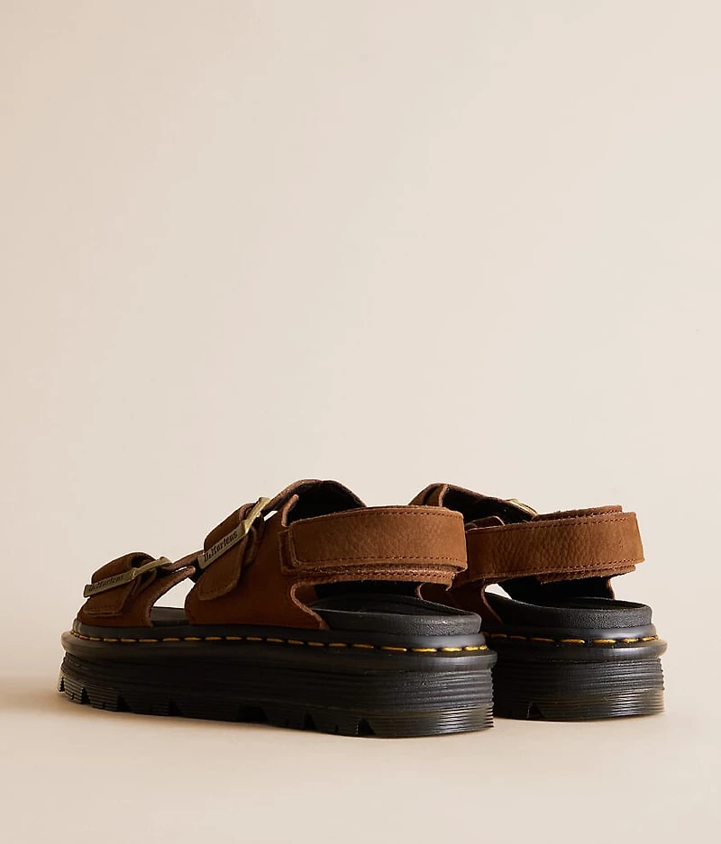 Zebzag Leather Sandal