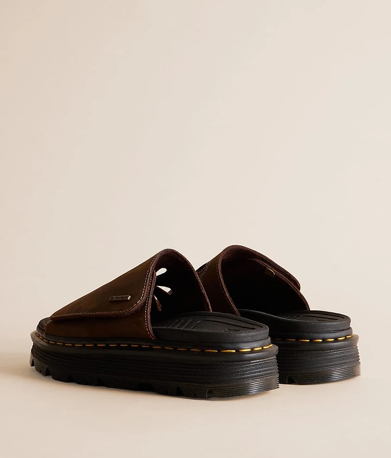 Zebzag Leather Slide