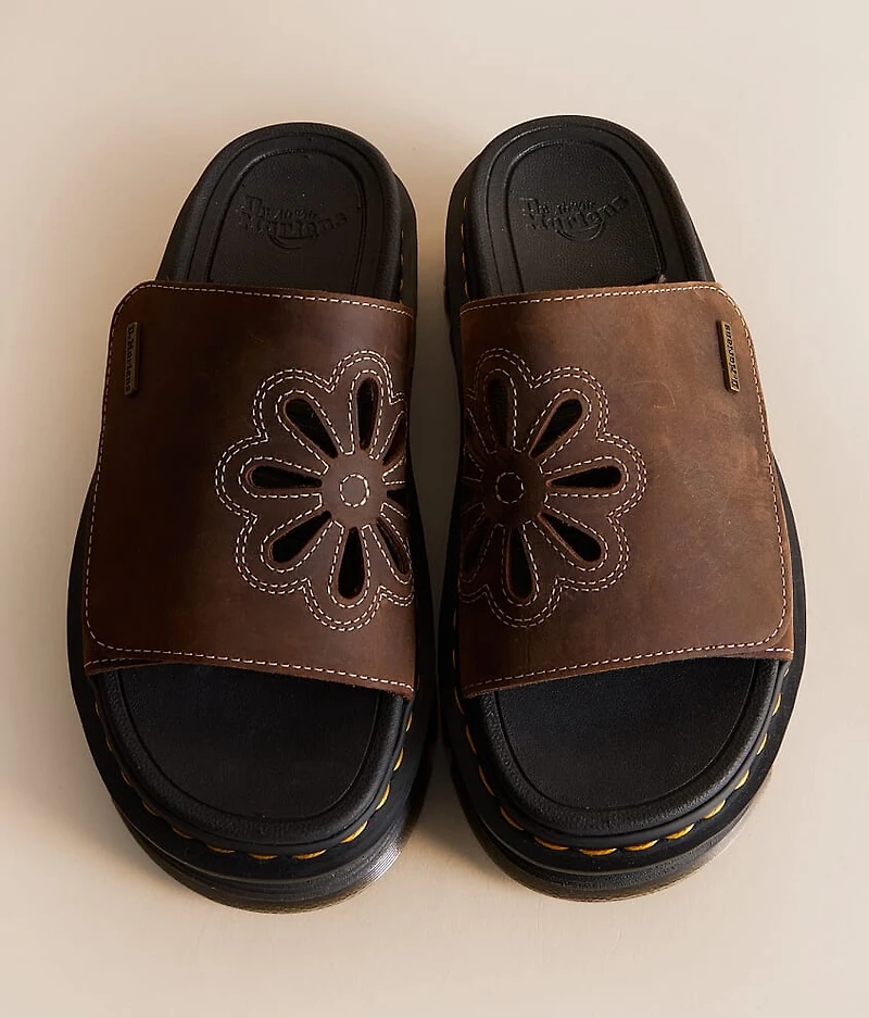 Zebzag Leather Slide