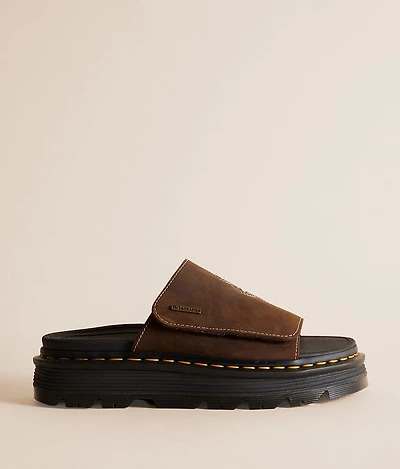 Zebzag Leather Slide