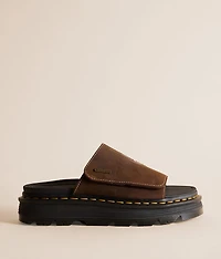 Zebzag Leather Slide