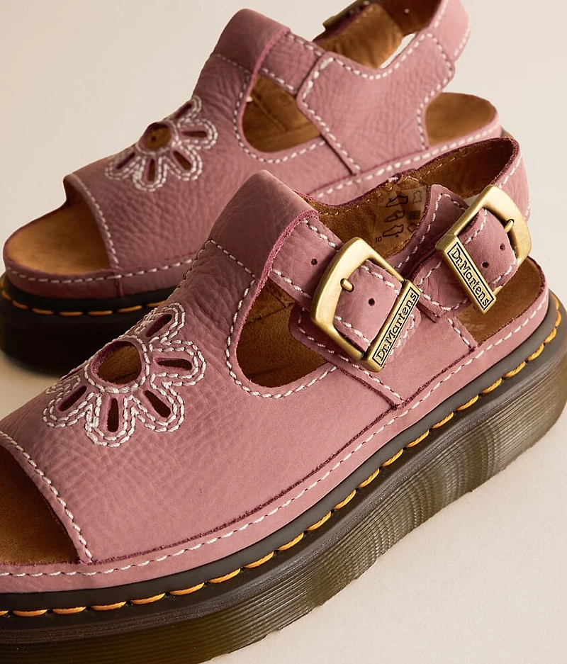 Dunnet Flower Leather Sandal