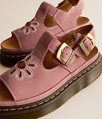 Dunnet Flower Leather Sandal