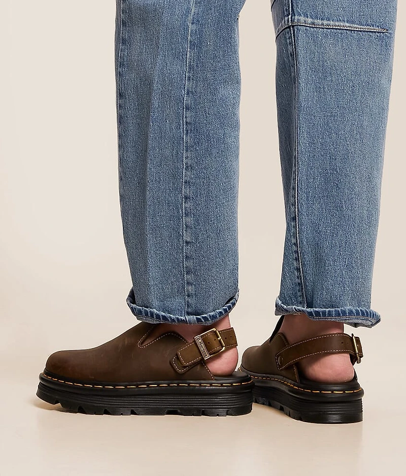 Zebzag Leather Mule