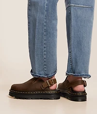 Zebzag Leather Mule