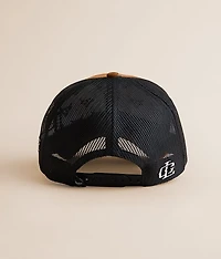 Faux Suede Trucker Hat
