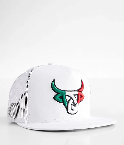 White Mexicalf Trucker Hat
