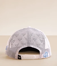 Embroidered Floral Trucker Hat