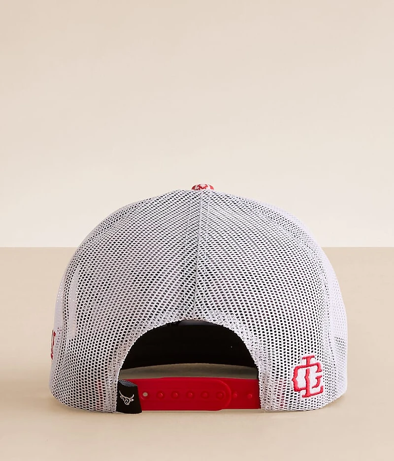 Red Bandana Trucker Hat