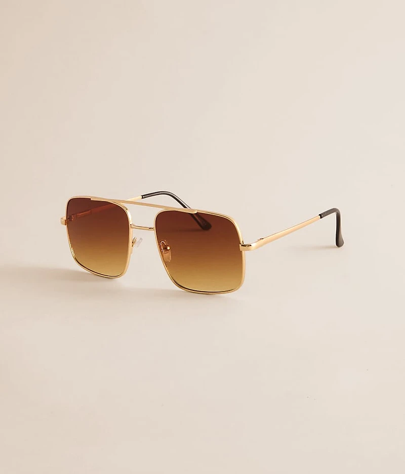 Square Aviator Sunglasses