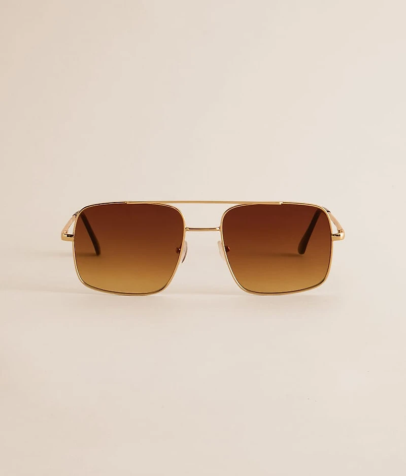 Square Aviator Sunglasses