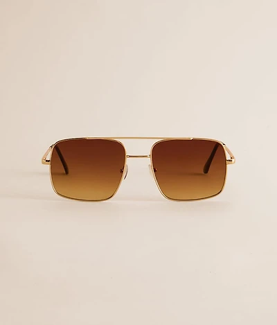 Square Aviator Sunglasses
