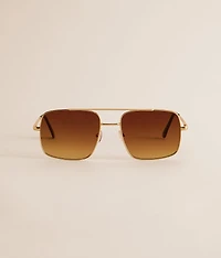 Square Aviator Sunglasses
