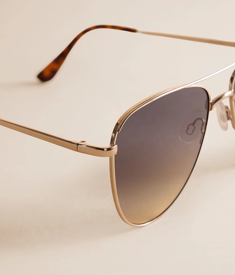 Gradient Aviator Sunglasses