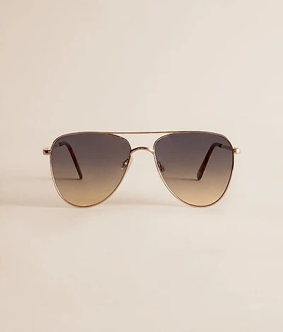 Gradient Aviator Sunglasses