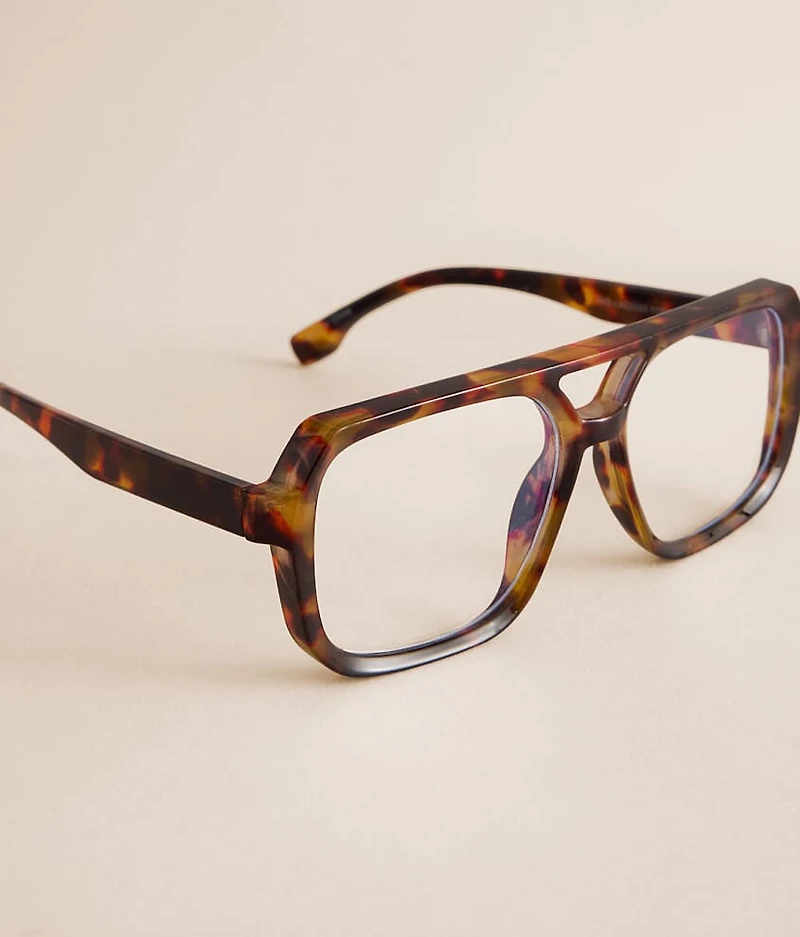 Retro Aviator Blue Light Glasses
