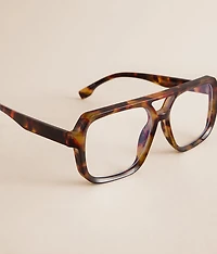 Retro Aviator Blue Light Glasses