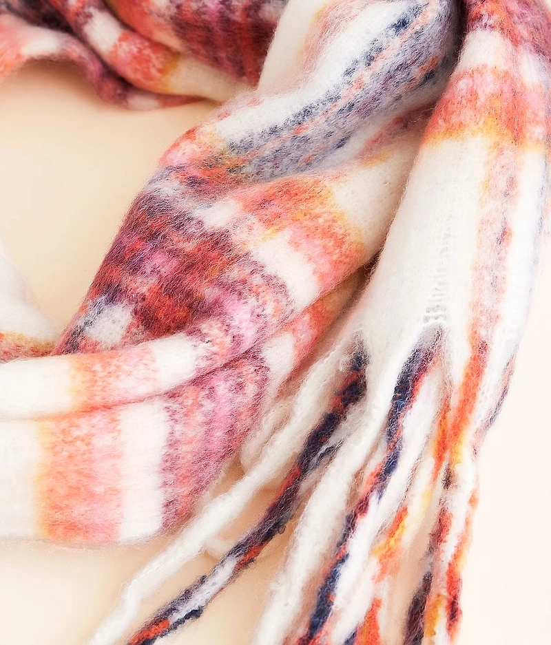 Plush Plaid Scarf