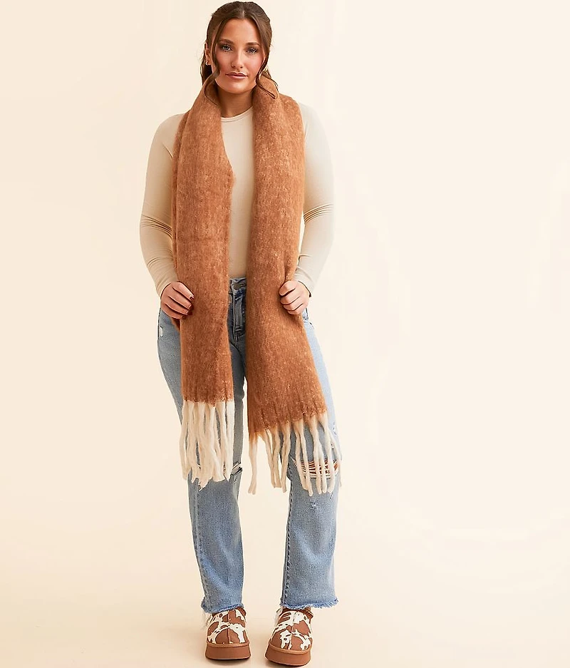Plush Fringe Scarf