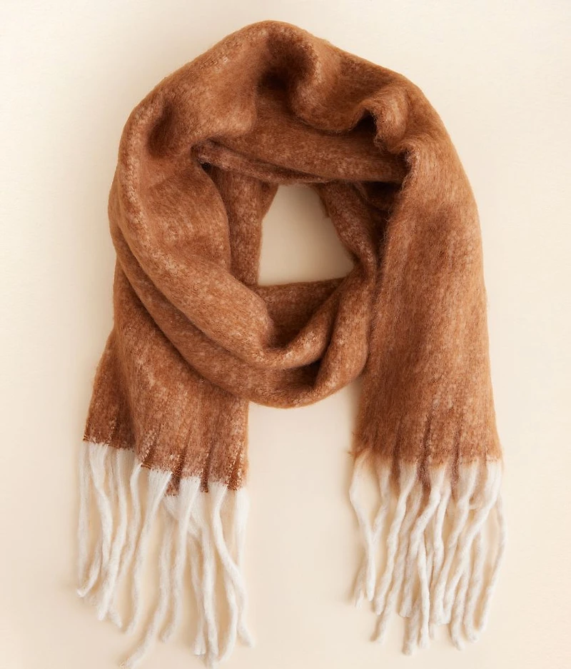 Plush Fringe Scarf