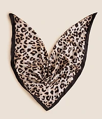 2 Pack Houndstooth & Cheetah Fashion Scarf Set