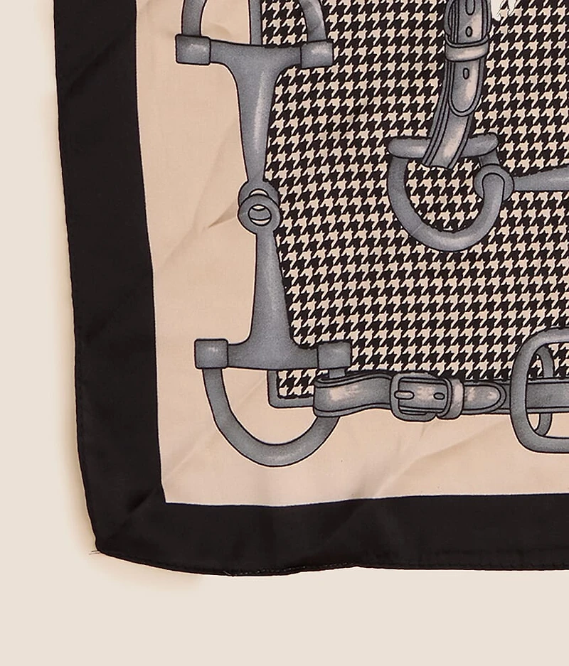 2 Pack Houndstooth & Cheetah Fashion Scarf Set