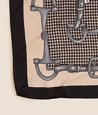 2 Pack Houndstooth & Cheetah Fashion Scarf Set
