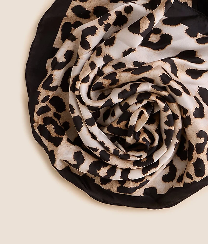2 Pack Houndstooth & Cheetah Fashion Scarf Set