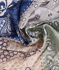 2 Pack Paisley Fashion Scarf Set