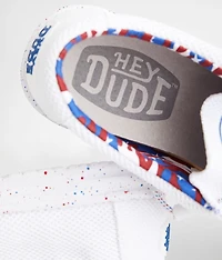 Wally Patriotic Splatter Sox Shoe