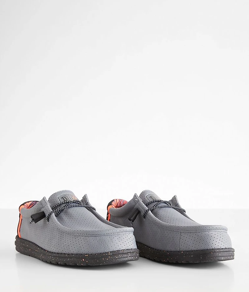 Wally Break Living Coral Stretch Shoe